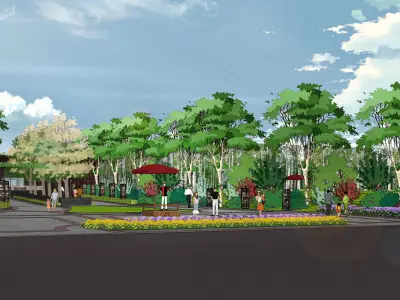 British Demonstration Area 3D model