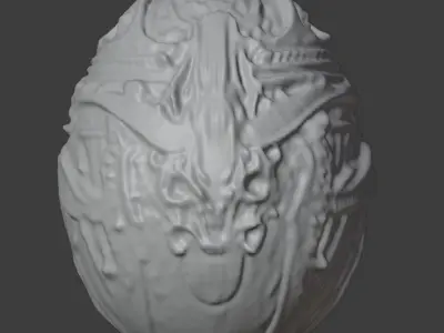 Realistic high quality Faberge Egg PBR 3D model