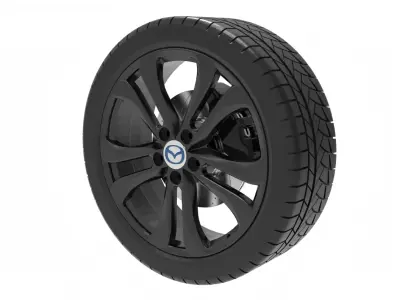 MAZDA rim wheel model 3D print model