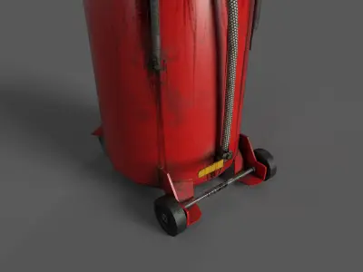 Oil drain Low-poly 3D model