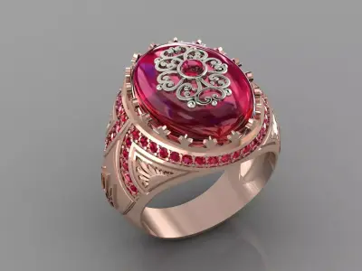 man ring mk0001 3D print model
