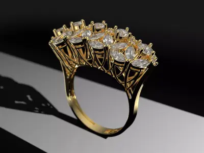 WEDDING RING  3D print model