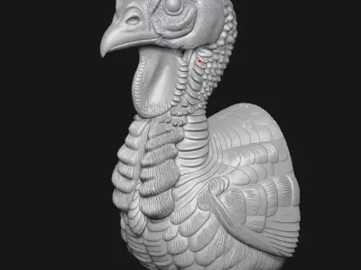turkey 3D print model