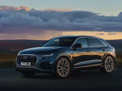 Audi Q8 2019  Low-poly 3D model
