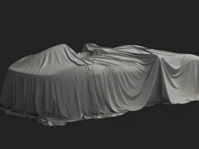 Sportcar Cover 08 3D model