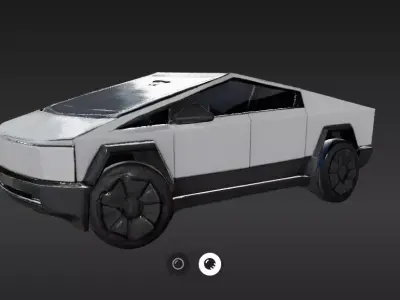 Tesla Cybertruck 3D model from CGTrader