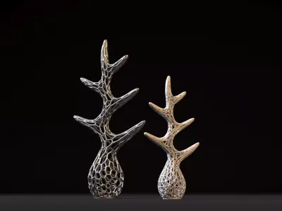 Wood stand 3D print model