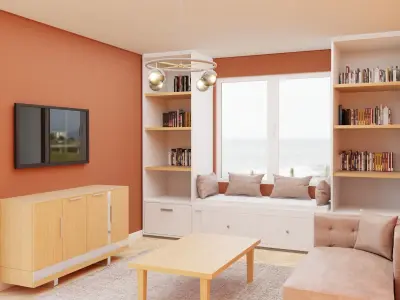 Living Room 3D model