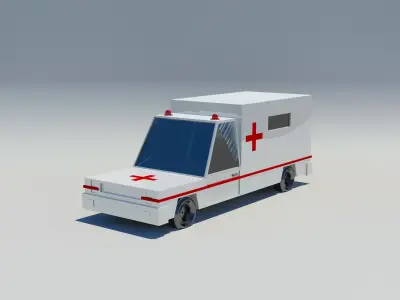 ambulance 3D model from CGTrader
