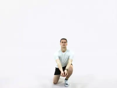 Romance 03B Volleyball Digging Sports Man Low-poly 3D model