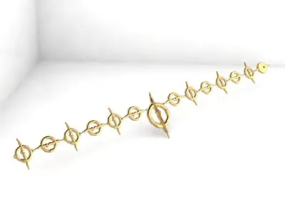 Circle Bracelet 3768 3D print model