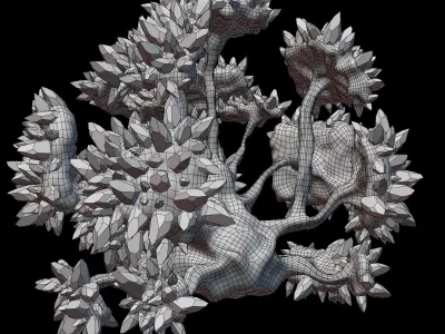 GeoSlime 2  Low-poly 3D model