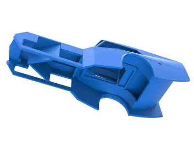 Shell of Vintage Dirt Modified stock car V5 Scale 1 to 25 3D print model