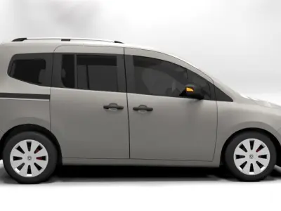 MERCEDES T CLASS 2021 Low-poly 3D model