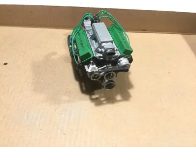 1-12 scale Chevrolet engine and transmision 3D print model