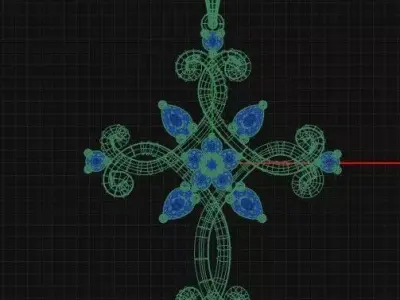 CROSS PENDANT 3D print model purchase