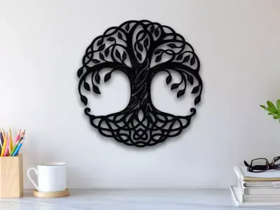Tree Wall Art 3D print model