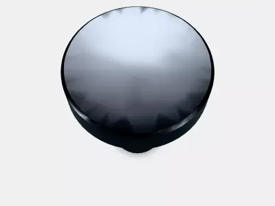 BAGGANAS Knob 2 Low-poly 3D model