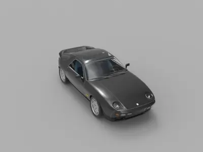 1981 Porsche 928 3D model purchase