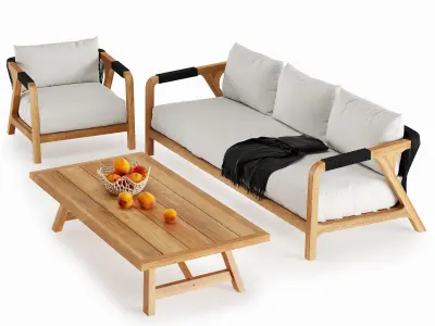 Tuci Outdoor Set 3D model