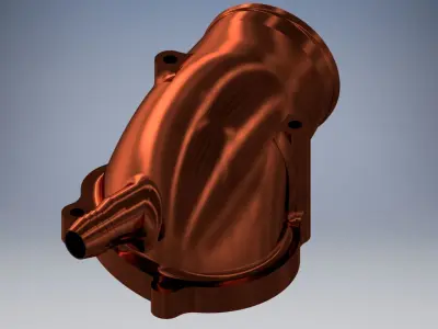 C20xe Powercap 71 mm 20 degree with fitting 20mm 3D print model