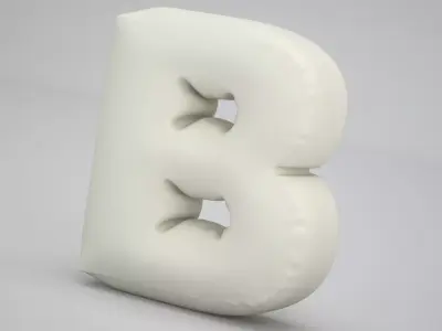 B Balloon 3D model