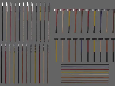 PBR Game Ready Collection - 40 Models