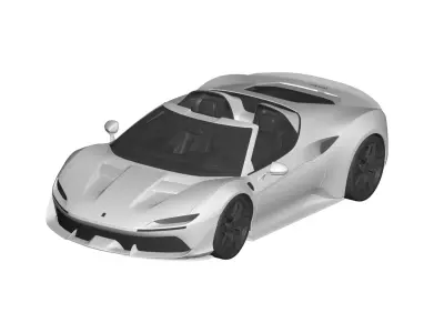 Ferrari J50 3D model