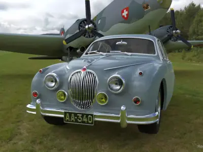 Jaguar Mark 2 New Version  Free 3D model