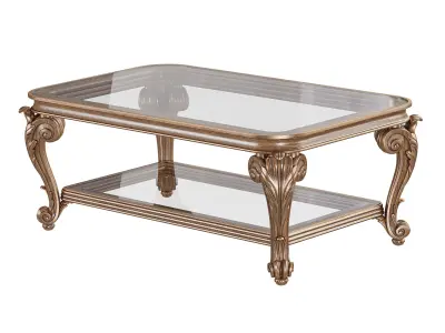 Luxury Louise Coffee table  Low-poly 3D model