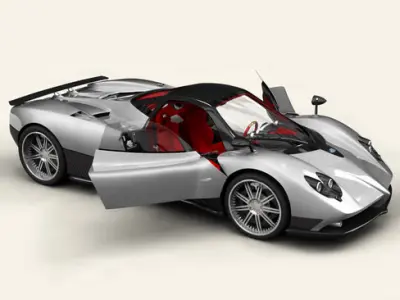 Pagani Zonda F 3D model
