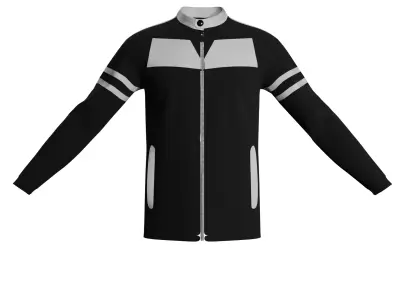 track jacket Low-poly 3D model