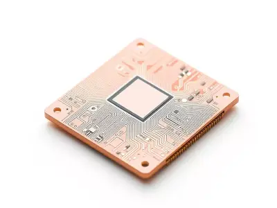 Copper Circuit Board model pack Low-poly 3D model