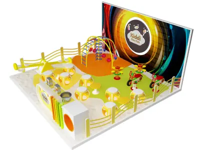 Booth Exhibition Stand a394a  3D model