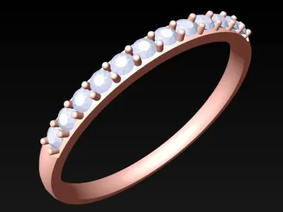 Diamond Ring - Womens Rings - N229409 3D print model