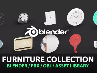 Clock Model Collection Vol 6 3D model