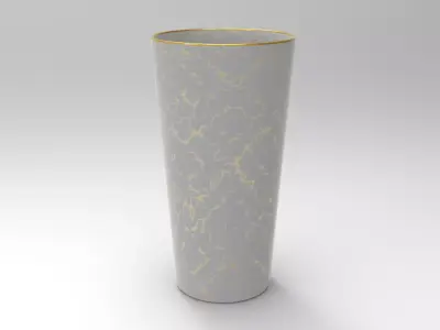 Barno Vase Low-poly 3D model
