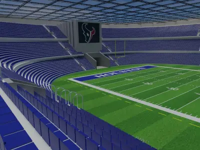 Houston Texans - American Football Stadium Low-poly 3D model