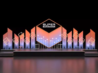 TV show set 3D model