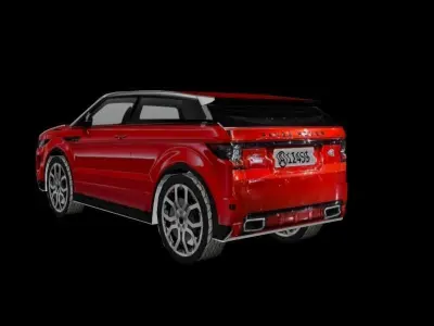 Range Rover Car  Low-poly 3D model