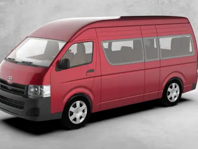 toyota-hiace-2019 3D model