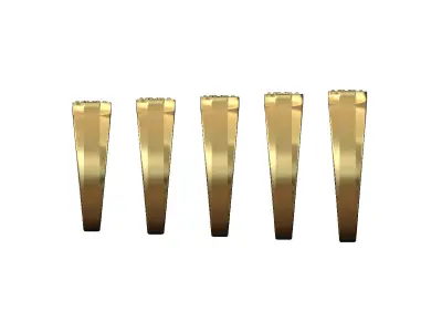 Small Diamond Octagonal ring US sizes 5to9  3D print model