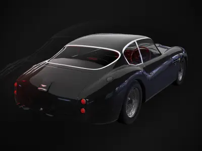 AstonMartin DB4 GT Zagato - 1961 Low-poly 3D model