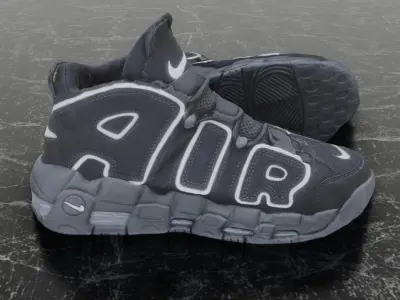 Nike Air More Uptempo SU23 3D SHOES Low-poly 3D model