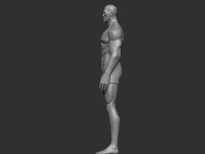 Body Man stylized characters Hight Poly 3D model