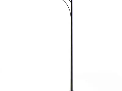 Tall Street Lamp Low-poly 3D model