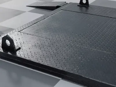 CAR RAMP Low-poly 3D model