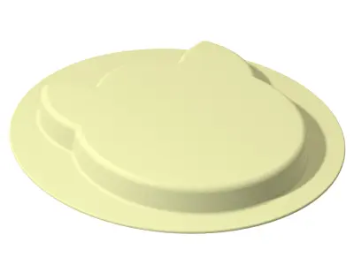 Cartoon Kids Partition Plate 3D print model