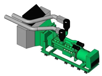 MOTOGENERADOR diesel generator 3D model