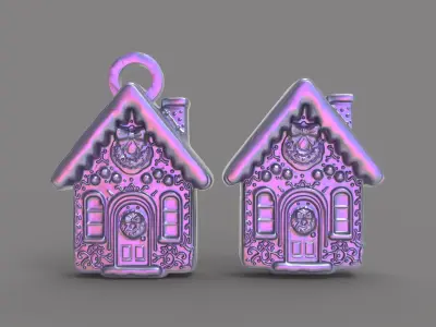 home cookie decor  3D print model